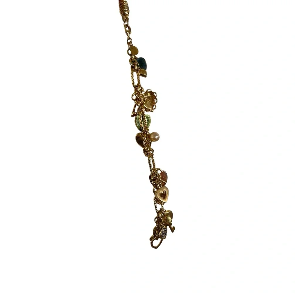 Kirks Folly Key to My Heart Gold Charm Bracelet - Picture 3 of 7